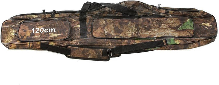 KANANA Angeltasche Rutentasche Rutenfutteral Angelkoffer Anglertasche Tasche (3fach) 120cm