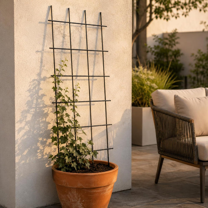 KADAX Rankgitter, Gitterspalier für Garten, Pflanzen, Balkon, Terrasse, Metall Spalier, Rankhilfe, K