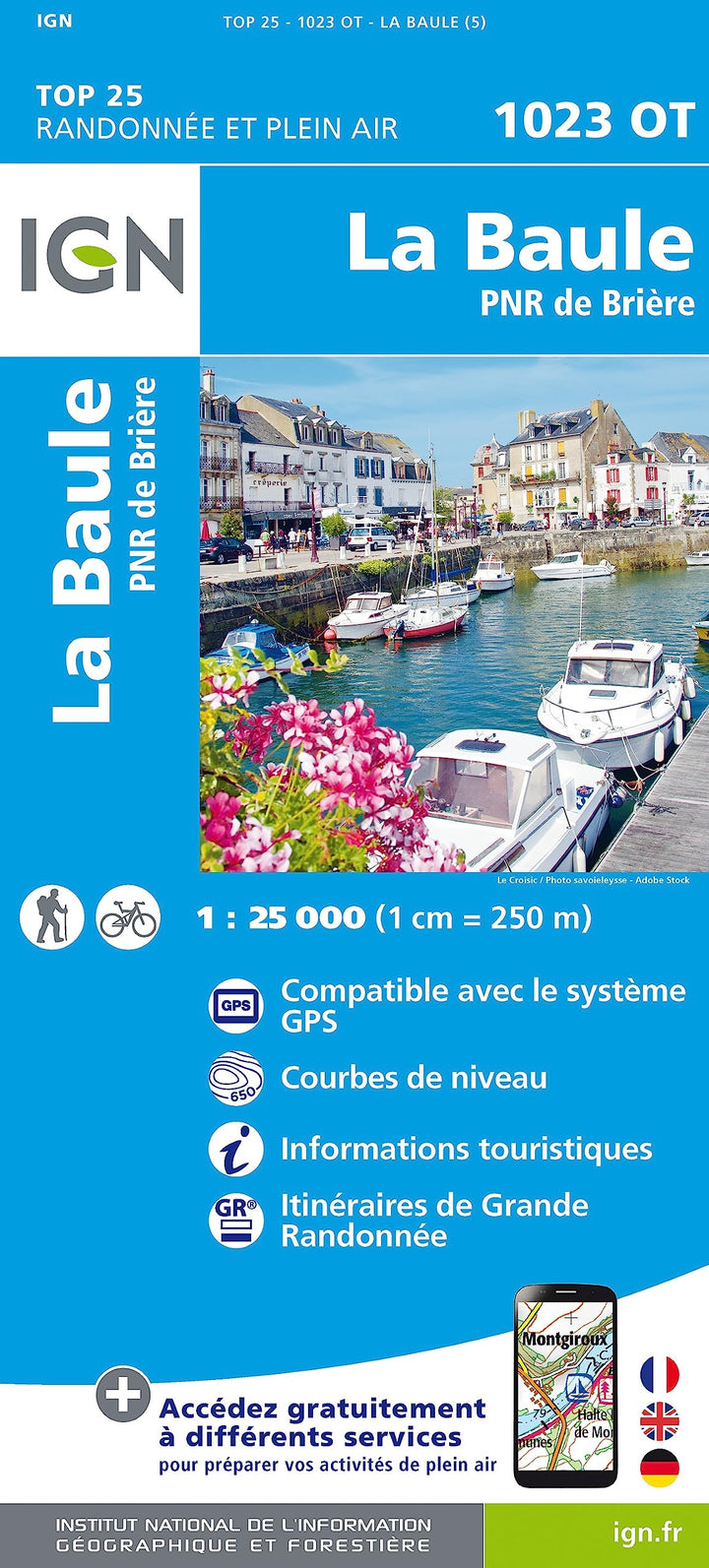 1023OT La Baule (TOP 25), Karte