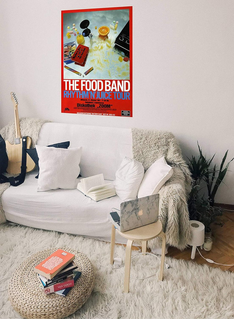 The Food Band - Rhythm N Juice, 1981 » Konzertplakat/Premium Poster | Live Konzert Veranstaltung | D