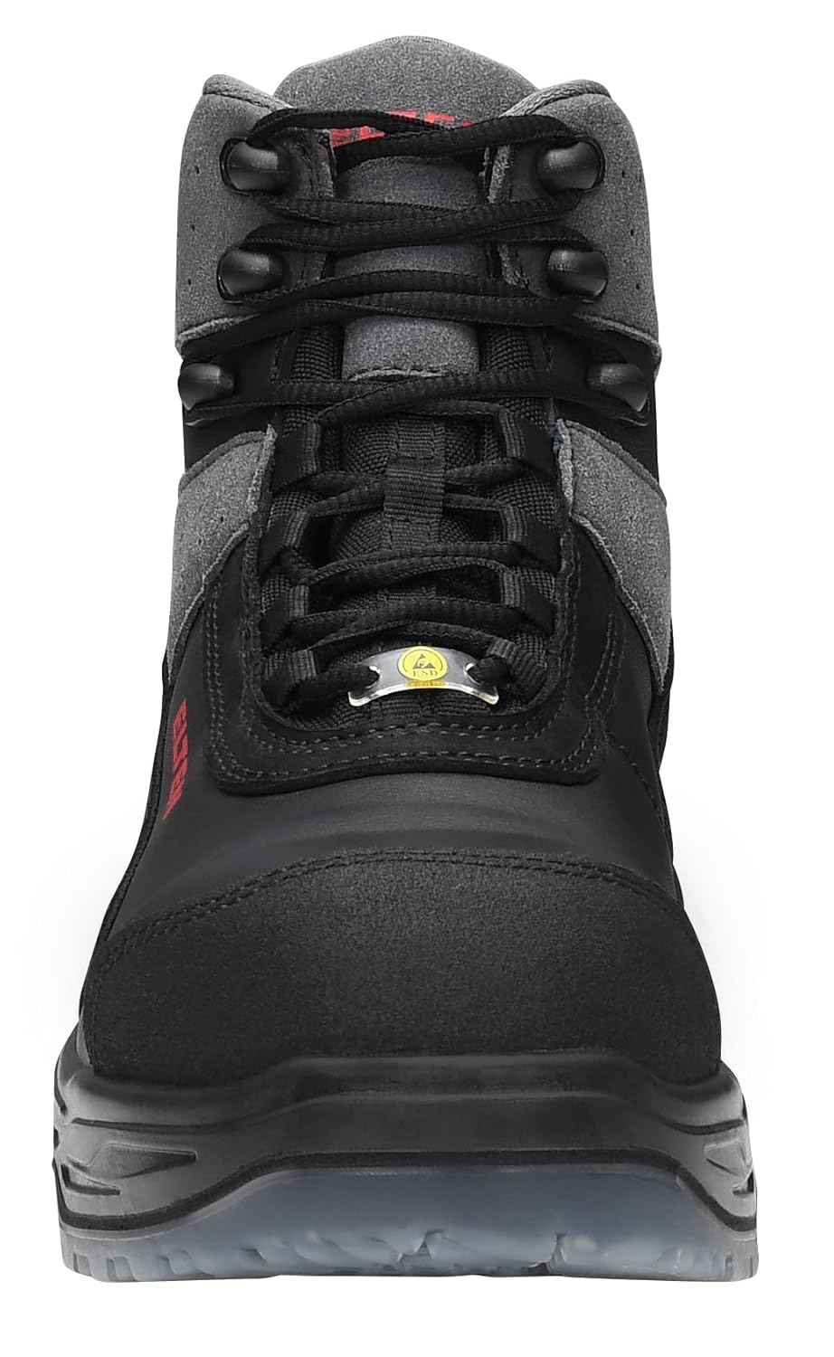 ELTEN Sicherheitsschuhe Miles Mid ESD S3, Damen und Herren, Leder, Kunststoffkappe (leichter als Sta