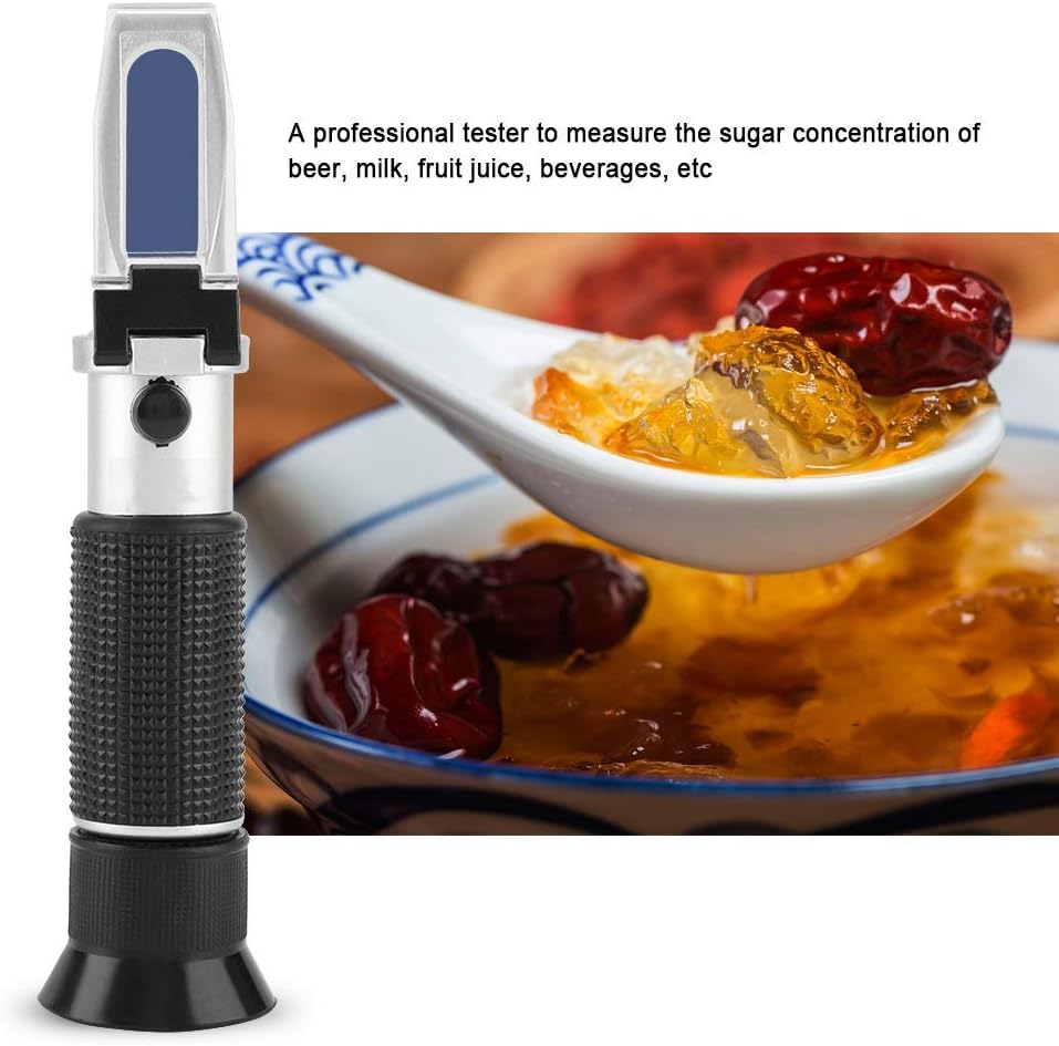 Brix Refraktometer Professionelles 0~20% Zuckergehalt messgerät Brix Scale Range Tester mit automati