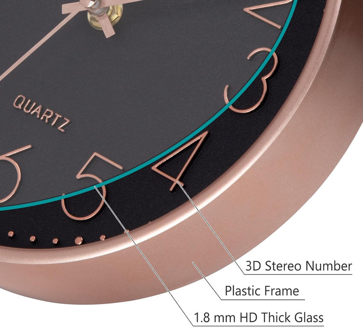 Küchenuhr Gross Wanduhr Ohne Tickgeräusche Lautlos 30cm Quarz Batterie Betriebene Wanduhr Einfach zu
