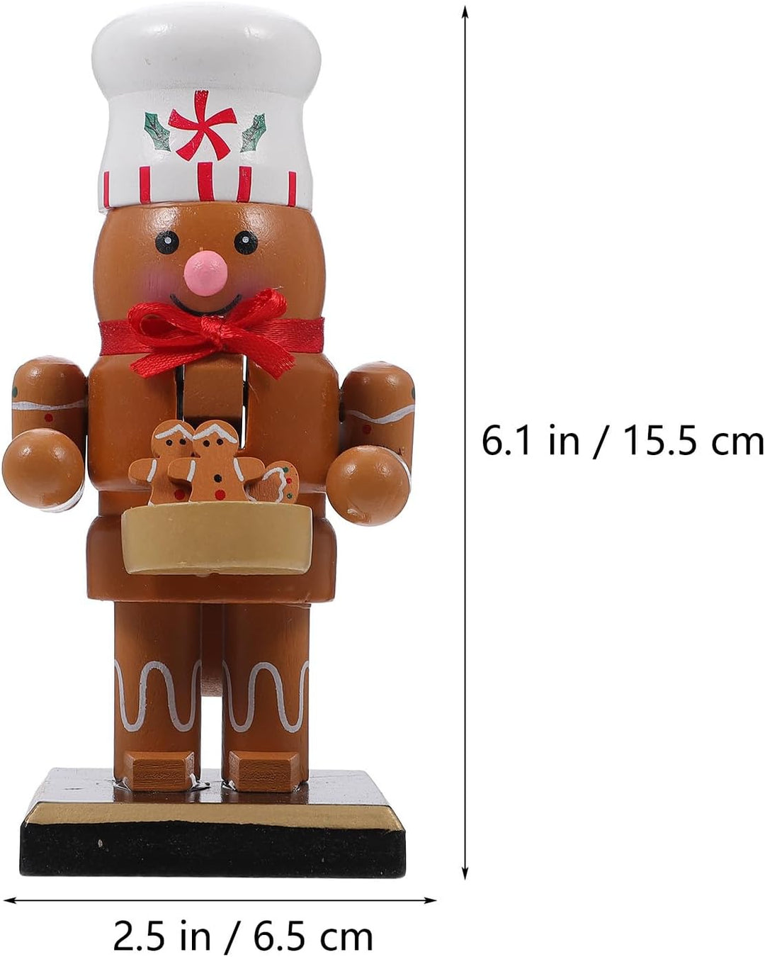 Cabilock Grosse Holz Weihnachten Nussknacker Figuren: Nussknacker Soldaten Traditionelle Weihnachten