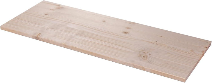BOOMET Regalboden Holz Fichte · 19mm stark · 80 cm breit · 20-50 cm tief · Holzbrett Holzplatte Rega
