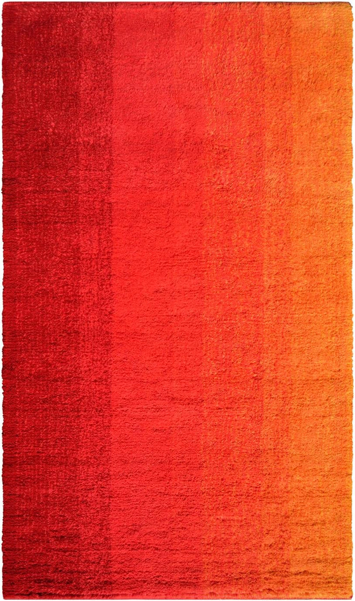 Dyckhoff Badteppich Colori, Rot, 70 x 120 cm, 100% Bio Baumwolle, GOTS 70 x 120 cm Rot, 70 x 120 cm
