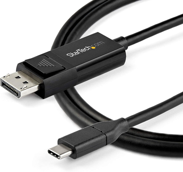 StarTech.com USB-C auf DisplayPort-Kabel (8K 30 Hz, 1m, HBR3, USB-C-Adapter, Thunderbolt 3-kompatibe