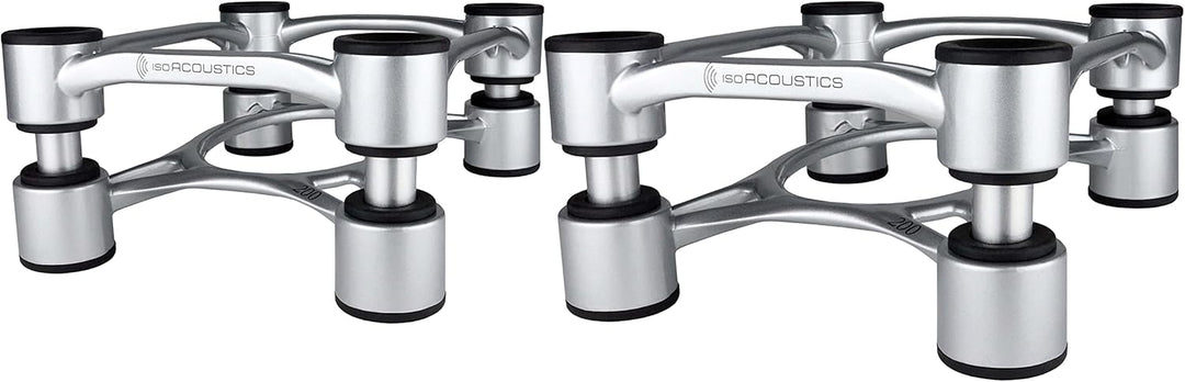 IsoAcoustics Aperta-Serie mit Lautsprecherstativen, schwingungsdämpfend, mit einstellbarer Neigung: