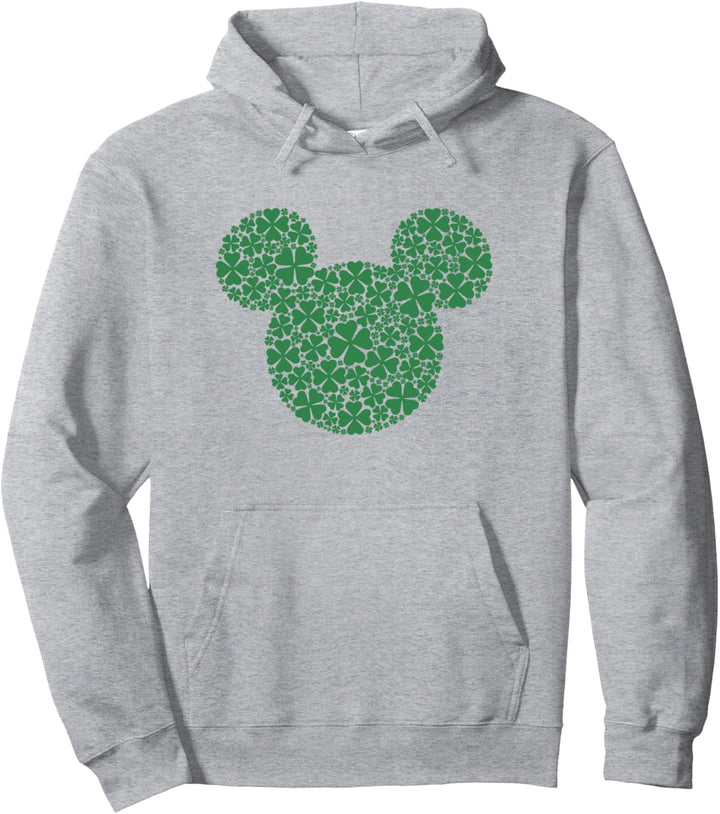 Disney Mickey And Friends St. Patrick's Tag Mickey Clover Pullover Hoodie