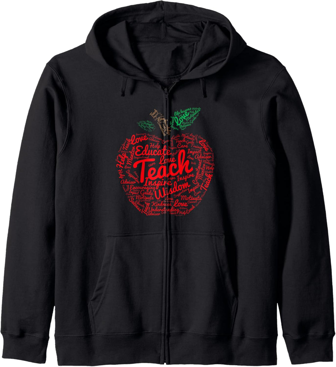 Funny Gift for teacher Teacher Word Cloud Appreciation Gift Kapuzenjacke