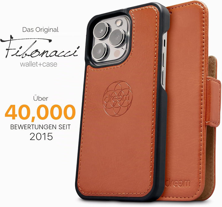 Dreem Fibonacci iPhone 13 Mini Brieftaschen-Etui / 2-in-1 stossfestes Etui und abnehmbares Folio aus