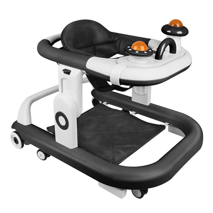 Lauflernhilfe für Babys, Jungen, Mädchen, mitwachsend, faltbar, 6 Räder, sturzsicher, 3 einstellbare