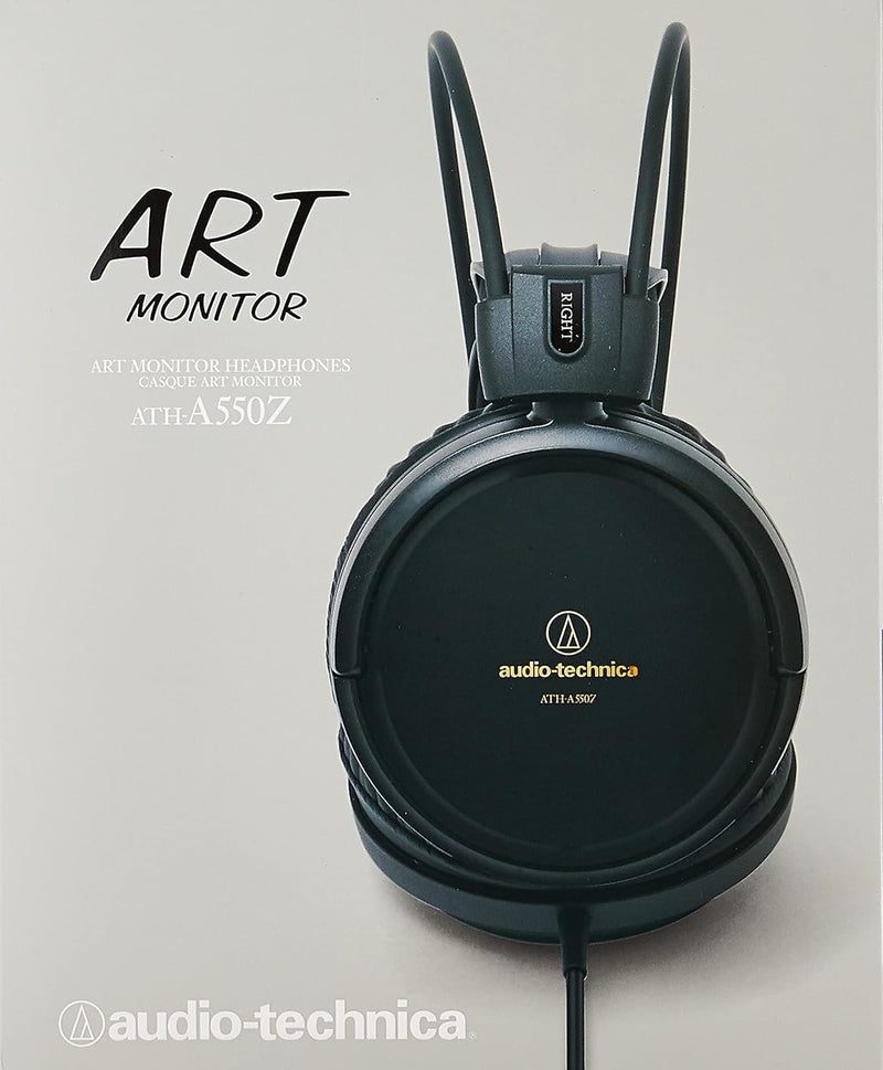 Audio-Technica A550Z Geschlossener HiFi-Kopfhörer Mattem Schwarz, Geschlossener HiFi-Kopfhörer