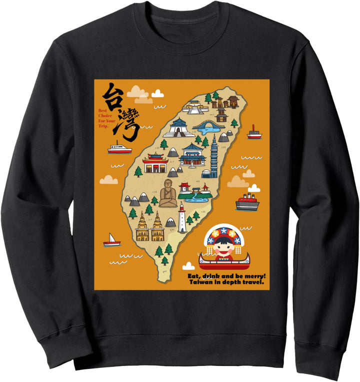 Vintage Taiwan Geschenke für taiwanesische Wurzeln Bubble Sweatshirt