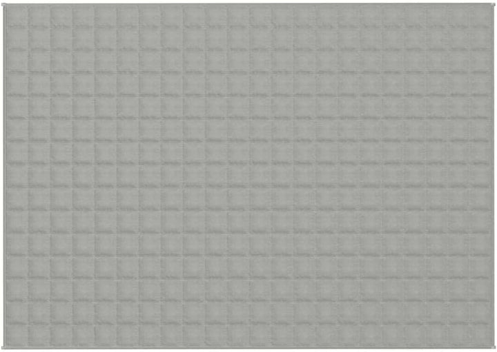 Gewichtsdecke Grau 155x220 cm 7 kg Stoff, Bequemer Stoff, Gleichmässige Gewichtsverteilung, Praktisc