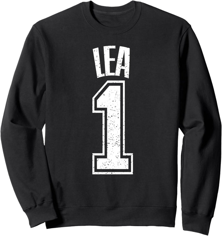 Lea Supporter Number 1 Grösster Fan Sweatshirt