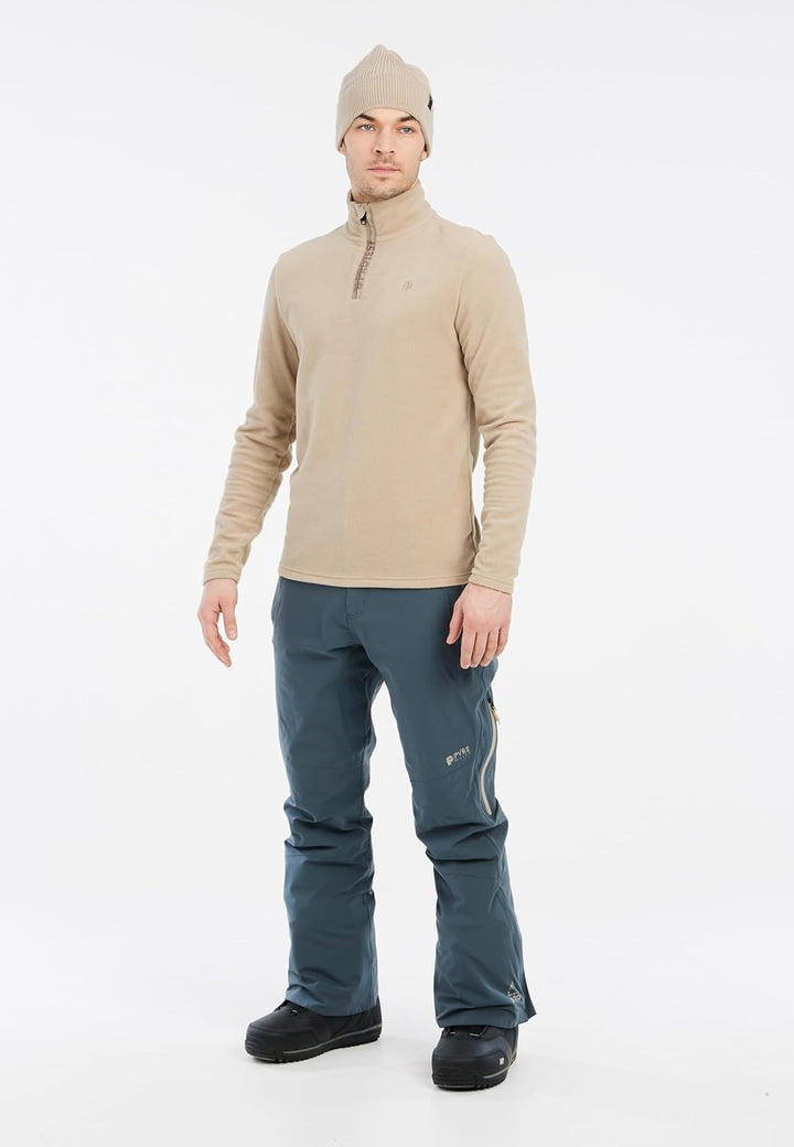 Protest Herren 1/4-Reissverschluss Perfecto, Bamboobeige