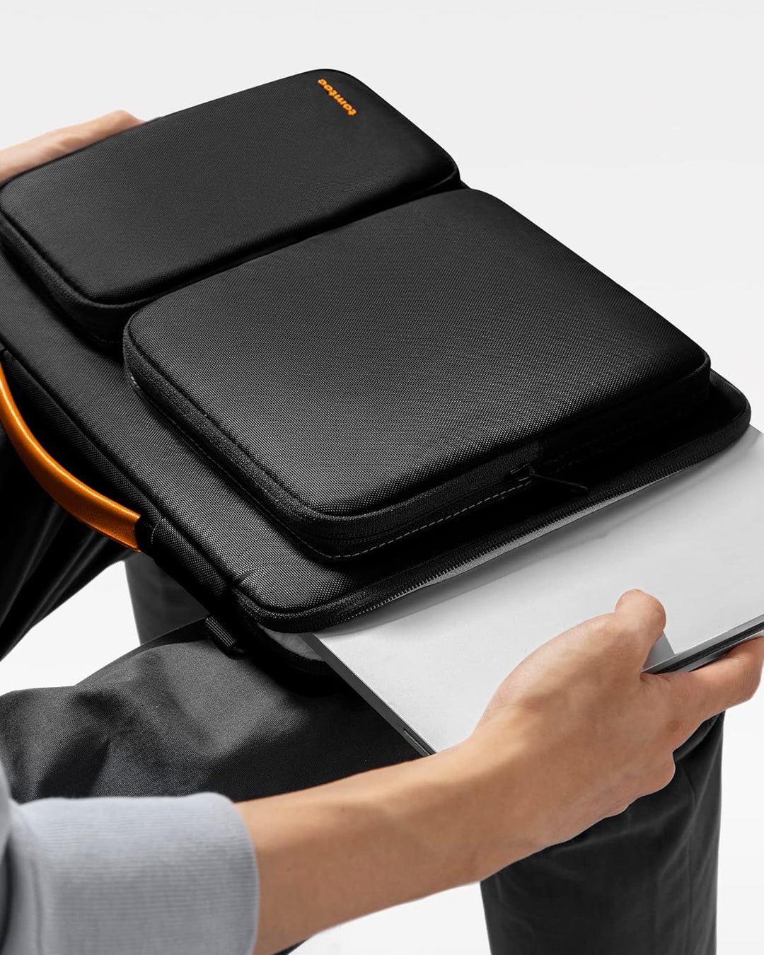 tomtoc 360° Tasche Hülle für 16 Zoll MacBook Pro M3/M2/M1 Pro/Max A2991 A2780 A2485 A2141 2023-2019,