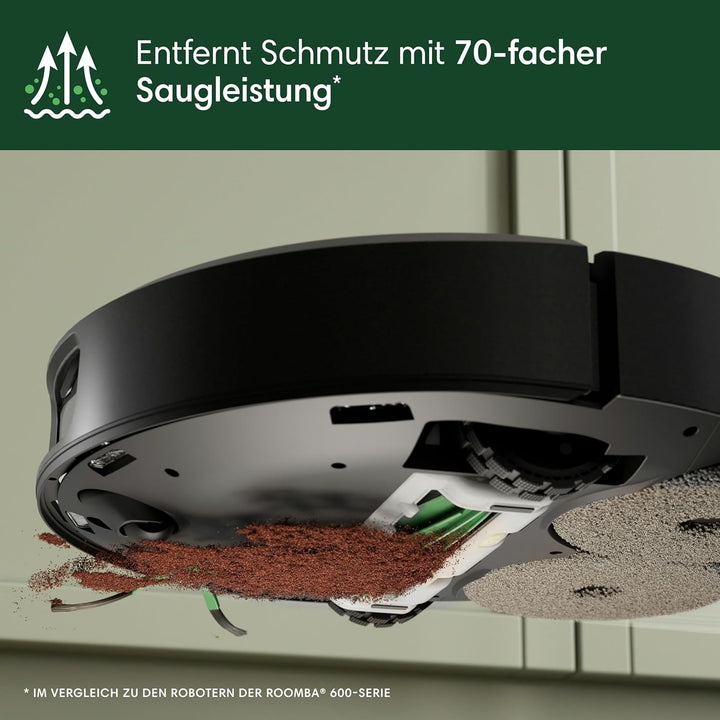 iRobot Roomba Plus 505 Combo Robot + AutoWash Dock Saugroboter mit Wischfunktion - Multifunktinales