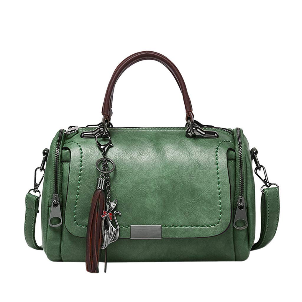 Damen Tasche Umhängetasche Handtasche Frauen Klein Schultertasche Weekender Lack PU Leder DE77152 Gr