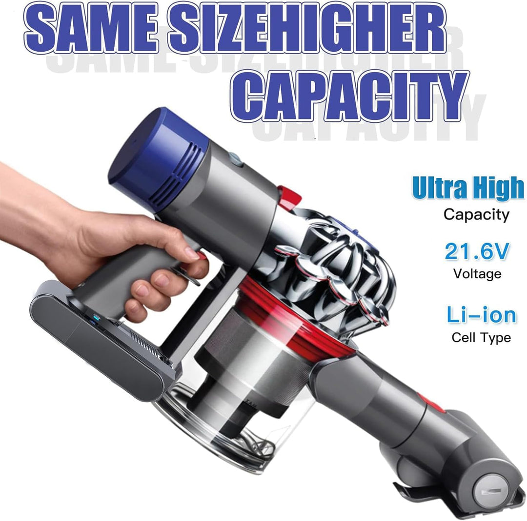 V6 Ersatzakku für Dyson V6 Akku Kompatibel mit DC62 DC58 DC59 DC61 DC62 Animal DC72 DC74 SV03 SV04 S