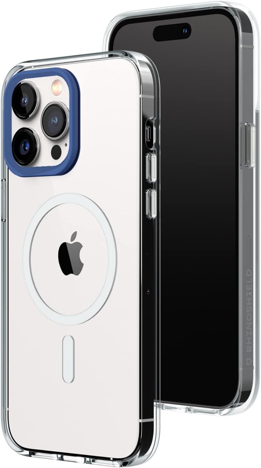 RhinoShield Clear Case kompatibel mit MagSafe für [iPhone 14 Pro Max]|Überragende Magnetstärke, Verg