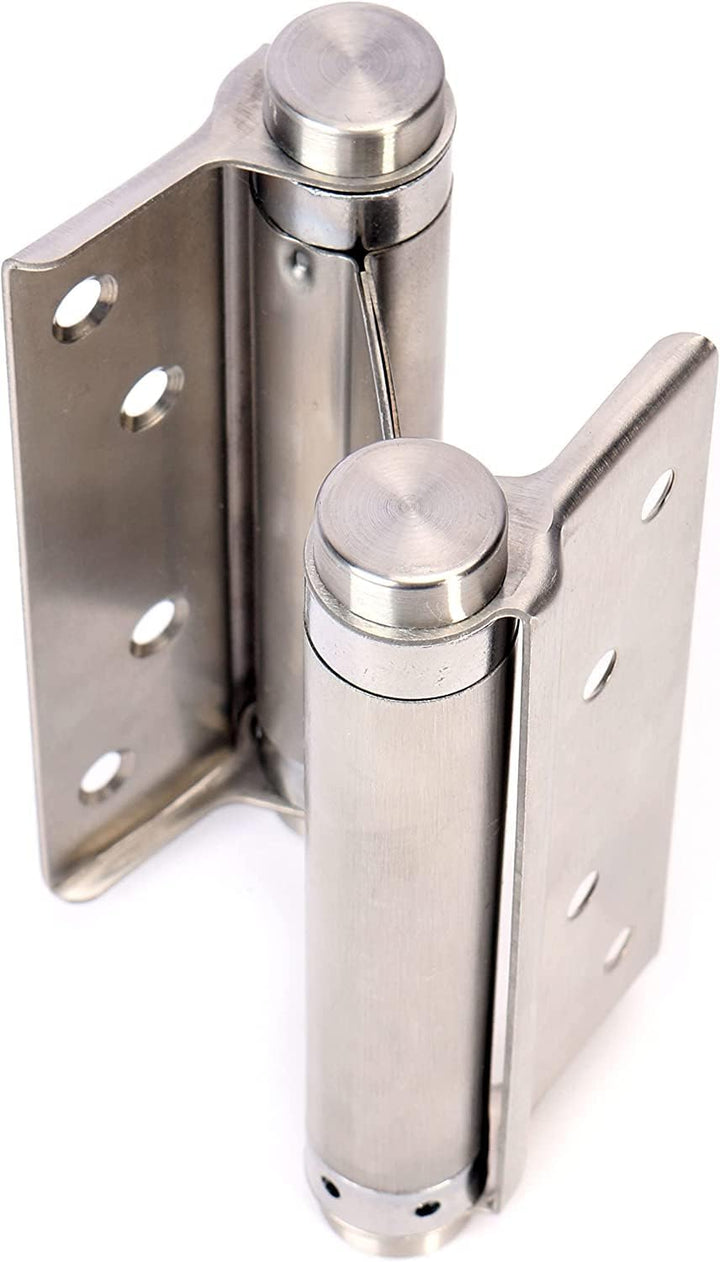 Türscharniere für Café, Saloon, 4 Stück, 2 Paar, Edelstahl, selbstschliessend, 140 mm, 5 Zoll, Doubl