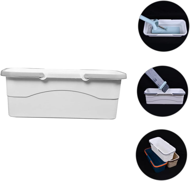 Ipetboom Flacher Moppeimer Putzeimer Werkzeug Mopp-ablaufeimer Aus Kunststoff Wischeimer Für Zu Haus