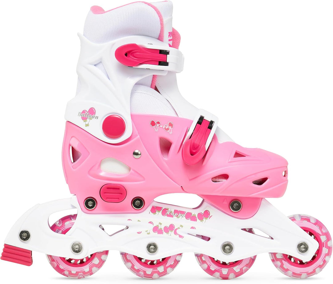 RAVEN 4in1 Inline Skates Triskates Rollschuhe Schlittschuhe Inliner für Kinder Mädchen Jungen verste