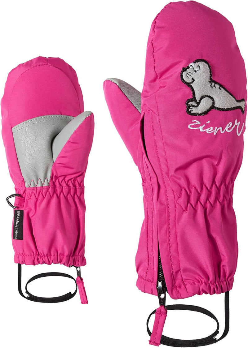 Ziener Baby LE Zoo Minis Glove Ski-Handschuhe rosa (pop pink) 86, rosa (pop pink) 86