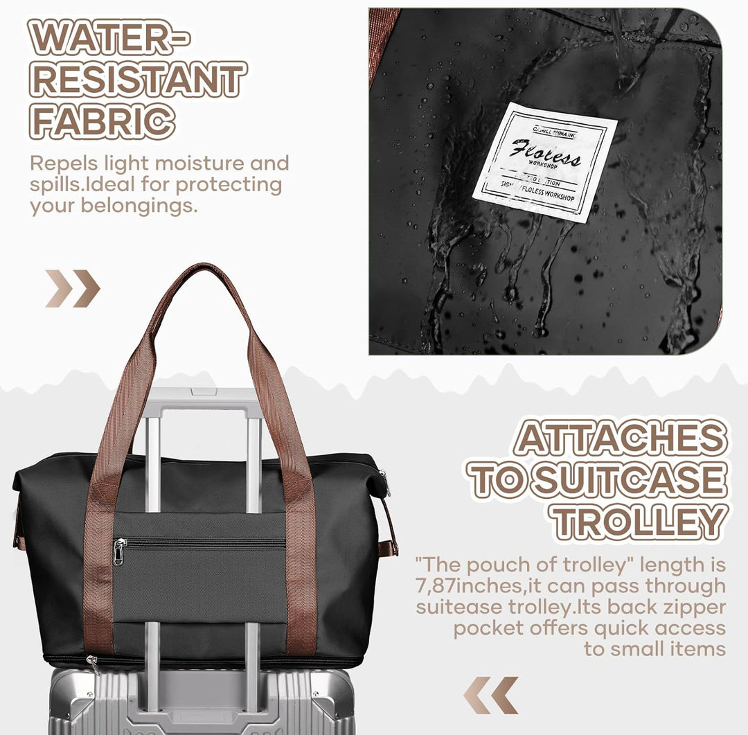 Reisetasche Damen Sporttasche 40x20x25 Ryanair Handgepäck Tasche Weekender Bag Schwimmtasche Wasserd