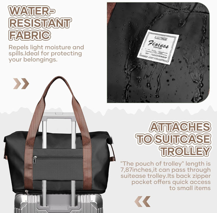 Reisetasche Damen Sporttasche 40x20x25 Ryanair Handgepäck Tasche Weekender Bag Schwimmtasche Wasserd