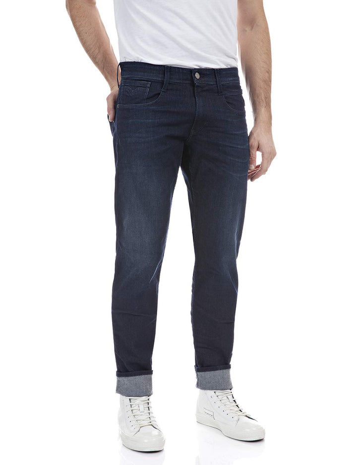 Replay Herren Jeans 28 Dark Blue 007, 28 Dark Blue 007