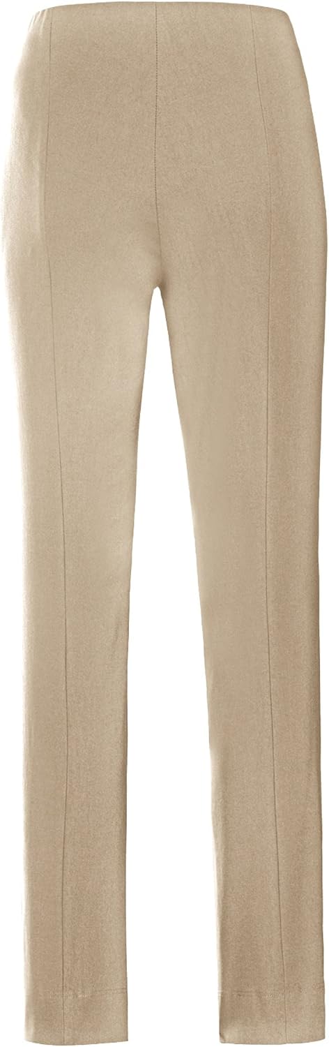 Stehmann, INA-800-14060 Lange gerade geschnittene Stretch-Hose 38 Camel Light, 38 Camel Light