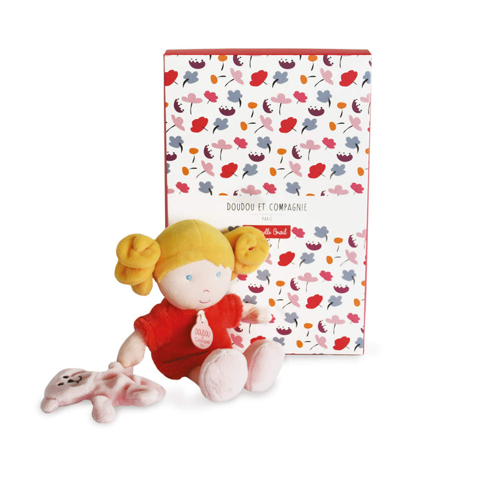 Doudou et Compagnie DC3683 Kuscheltier, Korallenrot, Rot