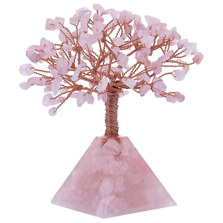 KYEYGWO Geld Baum auf Crystal Base Bonsai Skulptur Figur für Glück Reichtum Gesundheit 5.9"-6.3" hoc