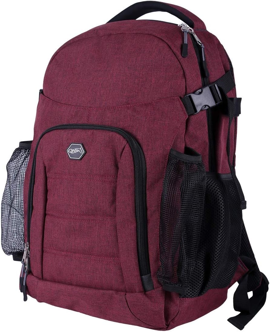 QHP praktischer Rucksack für den Reiter oder als Putzrucksack mit vielen Verstaumöglichkeiten (Borde