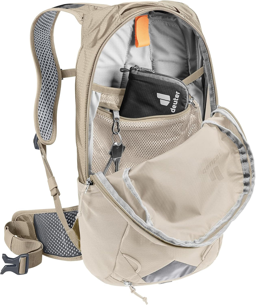 deuter Unisex Race 12 Fahrradrucksack (1er Pack) 12 L Alu-greystone, 12 L Alu-greystone