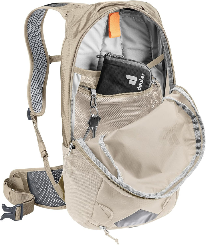 deuter Unisex Race 12 Fahrradrucksack (1er Pack) 12 L Alu-greystone, 12 L Alu-greystone