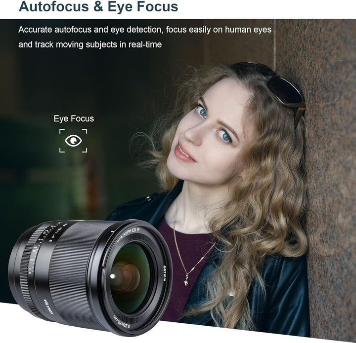 VILTROX 13mm F1.4 f/1.4 Autofokus Objektiv Ultraweitwinkel APS-C Grosse Blende Augenfokus Prime Obje