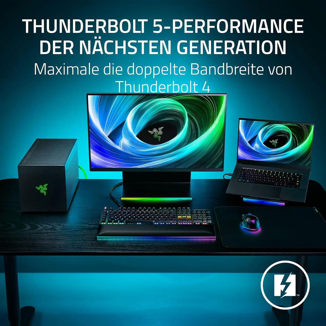Razer Core X V2 - Externes Desktop-Grafikgehäuse für Thunderbolt Laptops - Next-Gen Thunderbolt 5 Pe