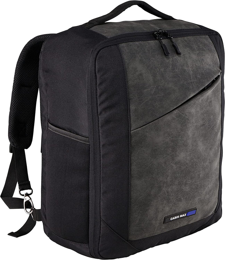 Cabin Max Handgepäck-Rucksack Backpack Reiserucksack Ryanair 40x30x20 24L 40 x 30 x 20cm Schwarz, 40