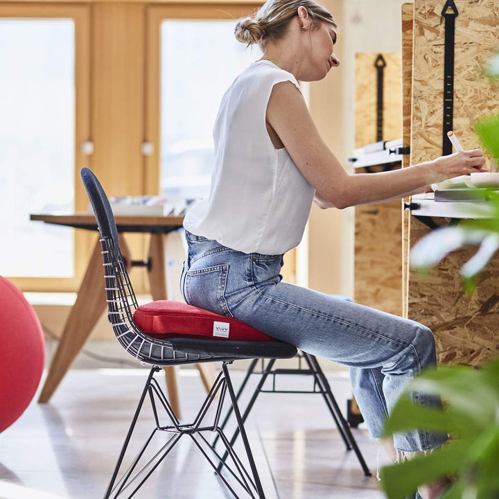 VLUV Balancekissen-Set, ergonomische, aktive Sitzgelegenheit, in vielen Farben und verschiedenen Sto