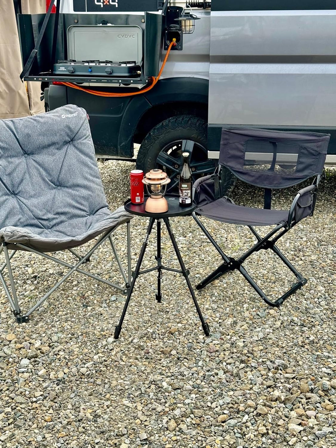 STYYL Tutty-TablettY - der magnetische Beistelltisch Camping Kleiner Tisch Tablett Metall Magnet