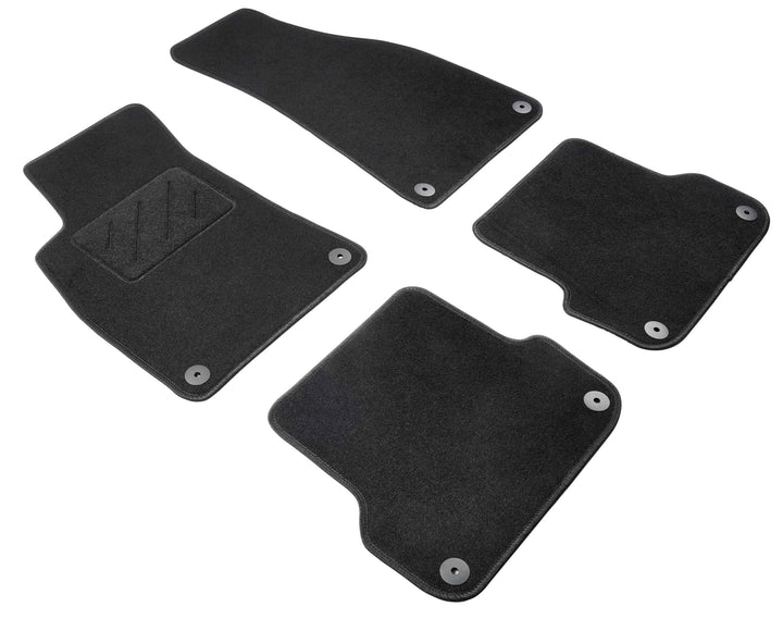 WALSER Comfort Auto Teppiche für Audi A4 B6/B6 Avant 2000-2005, Audi A4 B7/B7 Avant 2004-2008, 100%
