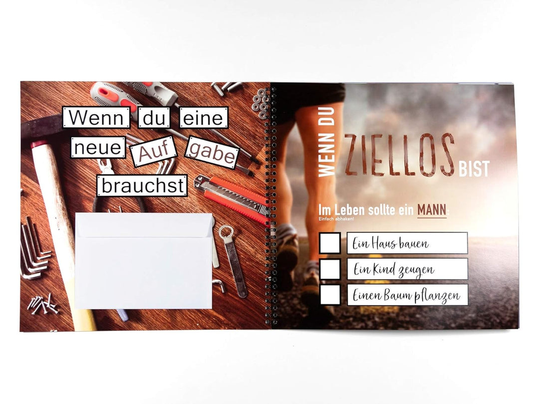 Wenn Buch für Männer- Geschenk für Männer