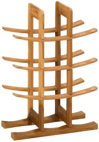 Zeller 13580 Weinregal Bambus, für 12 Weinflaschen, 29 x 16 x 42 cm, natur, 1 - pack ca. 29 x 16 x 4
