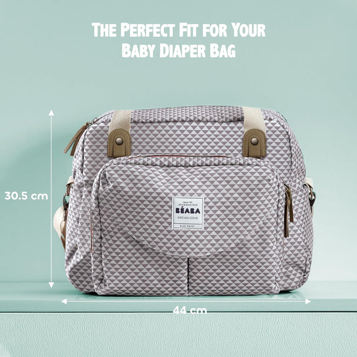 Béaba – Wickeltasche Genève II – Modulierbar, vielfältige Staumöglichkeiten – Vordertasche, Wickelun