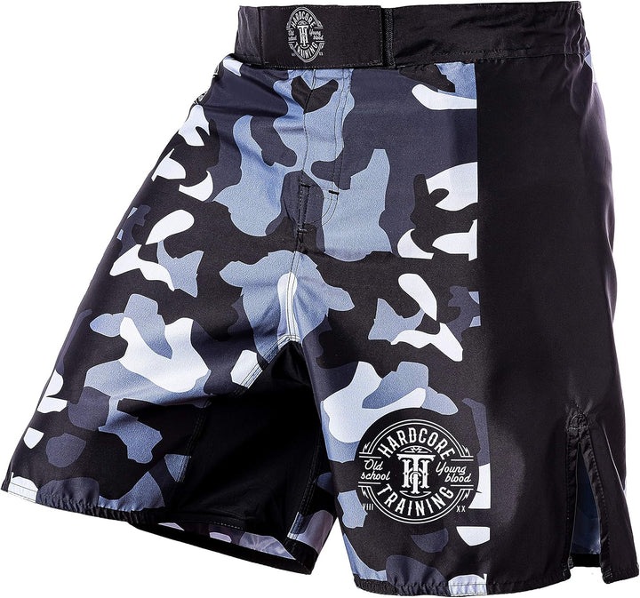 Hardcore Training Herren Shorts Shorts 5XL Grau, 5XL Grau