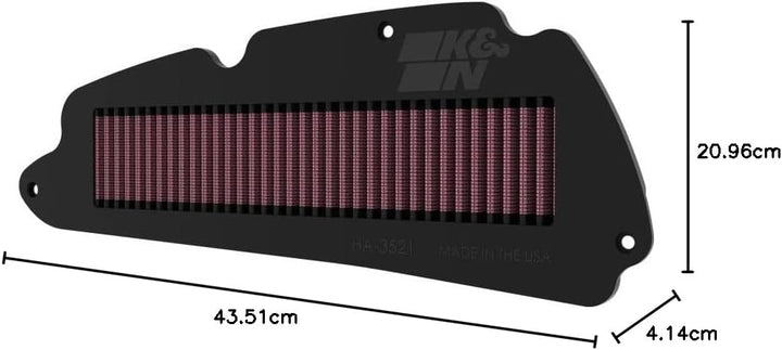 K&N Motorluftfilter: Hochleistungs-, Premium-, Powersport-Luftfilter: Kompatibel mit ausgewählten Ho